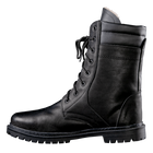 Берці польові зносостійкі черевики для силових структур KOMBAT 36 Чорний (SK-N37436S) - зображення 3
