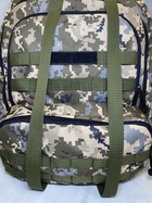 Рюкзак тактический штурмовой 35 литров пиксель. Рюкзак военный - изображение 8