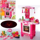 Игровая кухня Limo Toy 008-939 с чайником краном продуктами посудкой свет звук