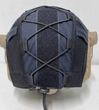 Чехол кавер для баллистического шлема каски типу FAST mich 2000 черный - изображение 3