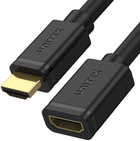 Kabel Unitek HDMI (M) - HDMI (F) 2.0 3 m (Y-C166K) - obraz 1
