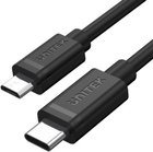 Kabel Unitek USB Type-C do microUSB 1 m Czarny (Y-C463GBK) - obraz 1