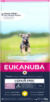 Karma sucha dla psów Eukanuba puppy small, medium grain free kurczak pies 12 kg (8710255187921) - obraz 1