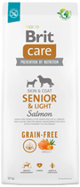 Сухий корм для літніх собак Brit care dog grain free senior, light salmon 3 кг (8595602558933)