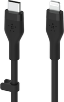 Kabel Belkin USB-C - Lightning Silikon 2 m Czarny (CAA009BT2MBK) - obraz 3