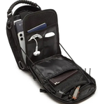 Сумка-рюкзак тактическая однолямочная ZE014, черная - изображение 5