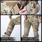 Тактические топовые брюки IDOGEAR G3 V2 Combat Suit & Pants IG-PA3205 с наколенниками Multicam размер ХЛ - изображение 5
