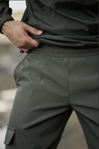 Карго теплые штаны нгу на флисе Брюки Олива софт шелл 46 - изображение 5