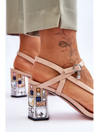 Жіночі сандалі S.Barski D&A CR-232 41 Бежеві (5905677006803) - зображення 6