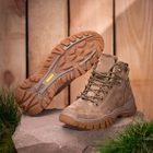 Тактические летние ботинки (цвет койот), обувь для ВСУ, тактическая обувь, размер 43 (105002-43) - изображение 4