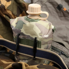 Фляга армійська для води 1 літр із чохлом і котелком мультикам - зображення 8