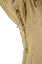 Куртка тактическая Eagle Soft Shell JA-01 с флисом Песочный (Койот) 3XL - изображение 9