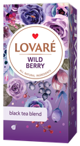 Чай чорний 2г*24, пакет "Wild berry", LOVARE