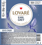Чай чёрный 2г*50, пакет, "Earl Grey", LOVARE