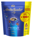 Кава розчинна 400*14, пакет, "Premium", AMBASSADOR