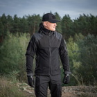 Флісова тактична куртка M-Tac Norman Windblock Fleece Black чоловіча M, Військова демісезонна куртка чорна - зображення 5