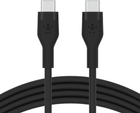 Kabel Belkin USB-C - USB-C 2.0 Silikonowy 1 m Czarny (CAB009BT1MBK) - obraz 1