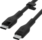 Kabel Belkin USB-C - USB-C 2.0 Silikonowy 2 m Czarny (CAB009BT2MBK) - obraz 4