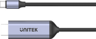 Кабель Unitek USB-C to HDMI 2.1 8K 1.8 м Black (4894160048257) - зображення 3