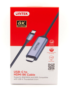 Кабель Unitek USB-C to HDMI 2.1 8K 1.8 м Black (4894160048257) - зображення 8
