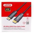 Kabel Unitek HDMI - HDMI 2.0 AOC 4K 60 Hz 50 m (C11072BK-50M) - obraz 7