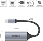 Adapter Unitek USB-C 3.1 Gen 1 - RJ45 1000 Mb/s (4894160042774) - obraz 3
