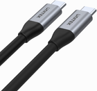 Кабель Unitek USB-C na USB-C 10Gbps 4K 60Hz 20V/5A (C14082ABK) - зображення 2