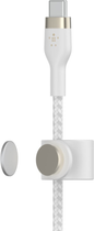 Кабель Belkin USB-C to LTG Braided Silicone 3 м White (CAA011BT3MWH) - зображення 4