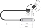 Адаптер Unitek USB-A/C до RJ45 2500 Mbps Ethernet (U1313C) - зображення 6