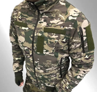 Тактична куртка DTL Soft Shell Mультикам 56 - зображення 3
