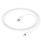 Кабель зарядки Hoco X87 Magic silicone 20W Type-C to Lightning, 1м white