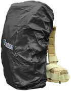 Чохол накидка для рюкзака Рейнкавер Дощовик Bluefield M 35-55 л Чорний (PH050655)
