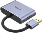 Адаптер Unitek USB на HDMI і VGA Grey (4894160047885) - зображення 2