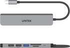 Hub USB Unitek USB-C 7 w 1 (4894160049117) - obraz 4
