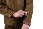 Тактична куртка SMILO soft shell XL coyote - изображение 4