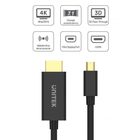 Адаптер Unitek mini DisplayPort для HDMI 4K 30Hz 2 м (4894160046833) - зображення 3