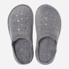 Чоловічі домашні капці із закритим носком Crocs Classic Slipper 203600-CHCA M10/W12 43-44 28 см Сірі (191448385764) - зображення 3