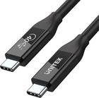 Kabel Unitek USB-C 4.0 PD 100 W 40 Gb/s 8K 0,8 m (C14100BK-0,8M) - obraz 1