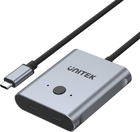 Przełącznik dwukierunkowy Unitek USB-C 4K (4894160048882) - obraz 1