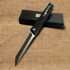 Складной выкдиной нож Tanto F6 Flipper с Подшипником (Подшипниковым механизмом) из Стали D2 - изображение 4