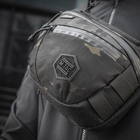 Сумка тактическая через плечо на грудь M-Tac Sphaera Hex Hardsling Bag Gen.II Elite Multicam Black/Black для пистолета (сумка на пояс) - изображение 7