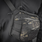 Сумка тактическая через плечо на грудь M-Tac Sphaera Hex Hardsling Bag Gen.II Elite Multicam Black/Black для пистолета (сумка на пояс) - изображение 8