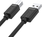Kabel Unitek USB 2.0 AM-BM 5 m Czarny (Y-C421GBK) - obraz 2
