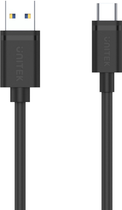 Kabel Unitek USB 3.1 type A - type C M-M 2 m Czarny (C14103BK-2M) - obraz 3