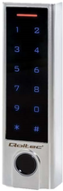Кодова клавіатура Qoltec TITAN зі сканером відбитків пальців RFID BT 4.0/Code/Card/Key fob/Doorbell/IP68/EM (5901878524481) - зображення 1