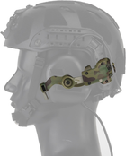 Кріплення адаптер на каску шолом HD-ACC-08 Multicam для навушників Peltor/Earmor/Howard (Чебурашка) (HD-ACC-08-CP) - зображення 7