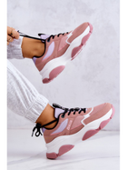 Sneakersy damskie na platformie do kostki kolorowe Big Star JJ274577 36 Różowe (5900714494148) - obraz 6