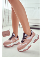 Sneakersy damskie na platformie do kostki kolorowe Big Star JJ274577 37 Różowe (5900714494155) - obraz 2