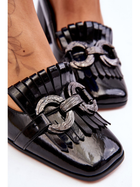 Жіночі туфлі S.Barski Mercy 38 Чорні (3077042717804) - зображення 8