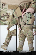 Тактические штаны IDOGEAR Gen3 Combat v2 размер М мультикам с наколенниками - изображение 6